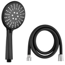 Brusesæt m/håndbruser Ø120 mm sort - REN